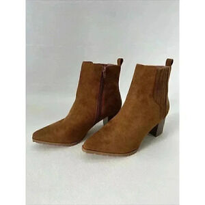Maurices Alexa Gore Mini Lug Ankle Boots NWOB Sz 8